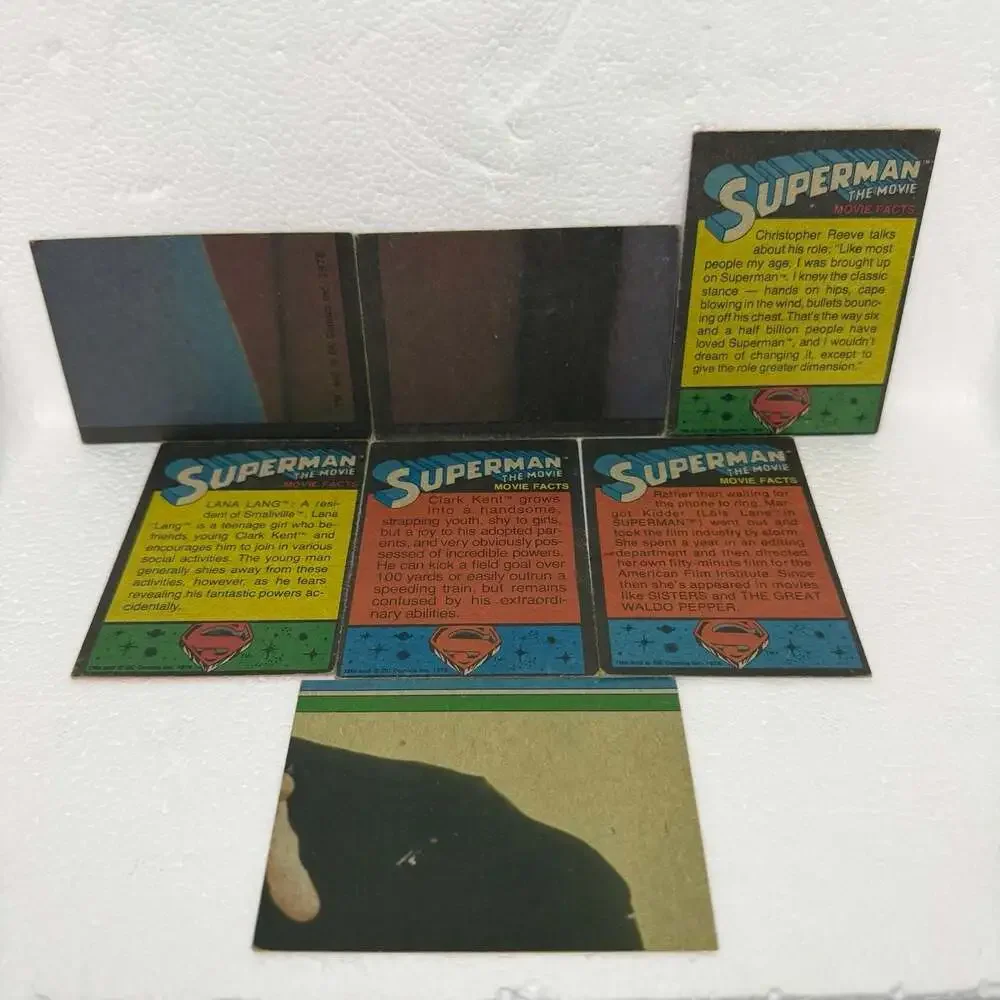 DC Comics Inc. - Superman 2 & Movie cards 1978-1980 TCG/CCG